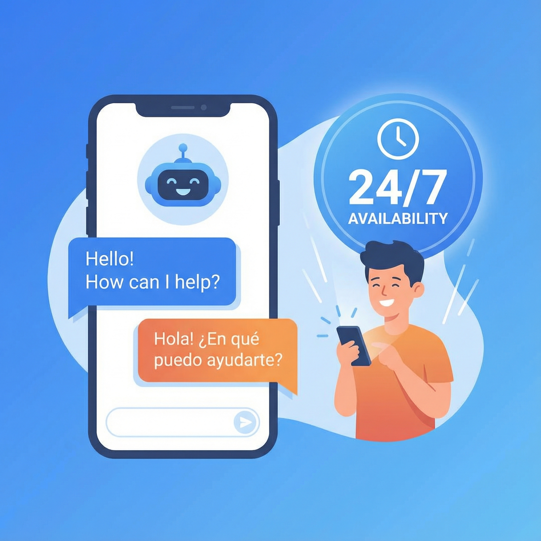AI assistant responding to multilingual guests